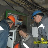 Монтаж МК-1М (модификация 5) в шахте ОАО "Комбинат КМАруда"